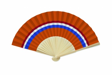 Logo trade advertising products image of: Manual fan flag design