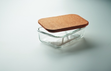 Logotrade corporate gift picture of: Glass lunch box with cork lid