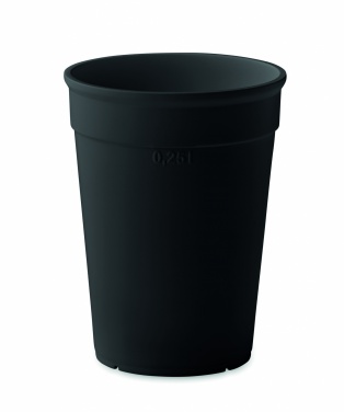 Logo trade corporate gifts image of: Recycled PP cup capacity 250 ml