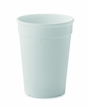 Logotrade promotional giveaways photo of: Recycled PP cup capacity 250 ml