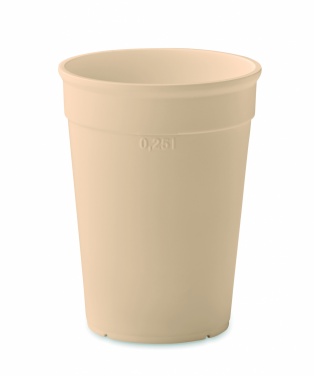 Logotrade promotional giveaway image of: Recycled PP cup capacity 250 ml