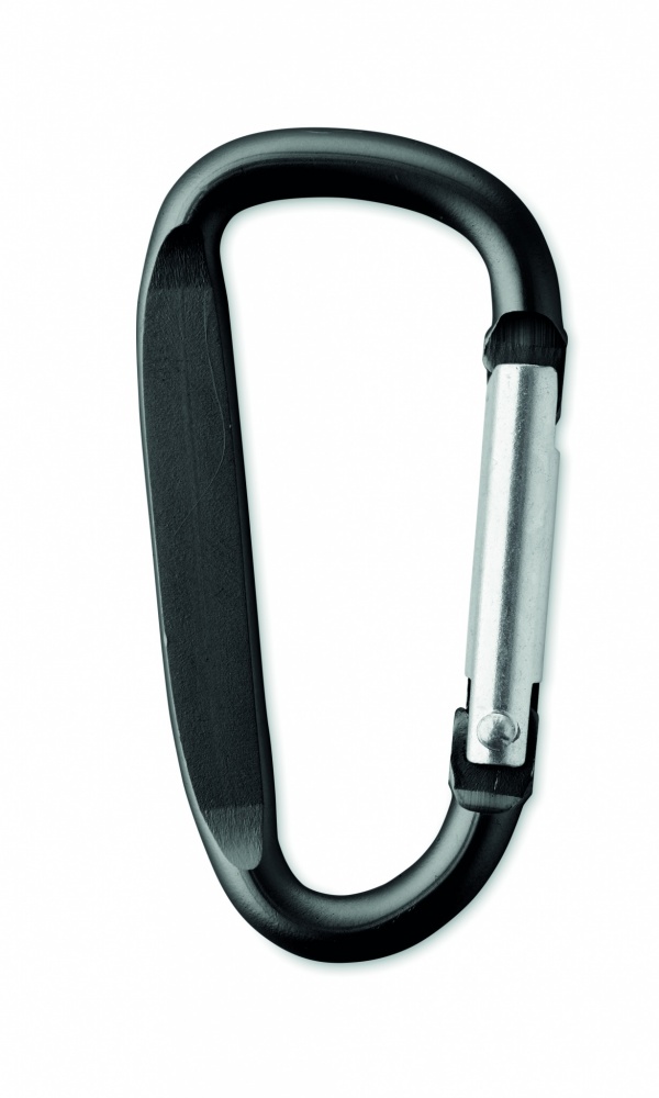 Logotrade promotional product image of: Carabiner clip in aluminium.