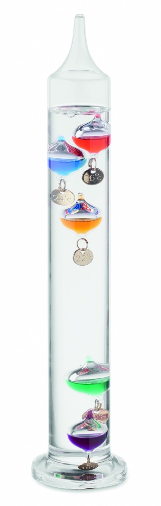 Logo trade promotional product photo of: Galileo thermometer glass 28cm