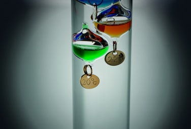 Logo trade promotional merchandise picture of: Galileo thermometer glass 28cm