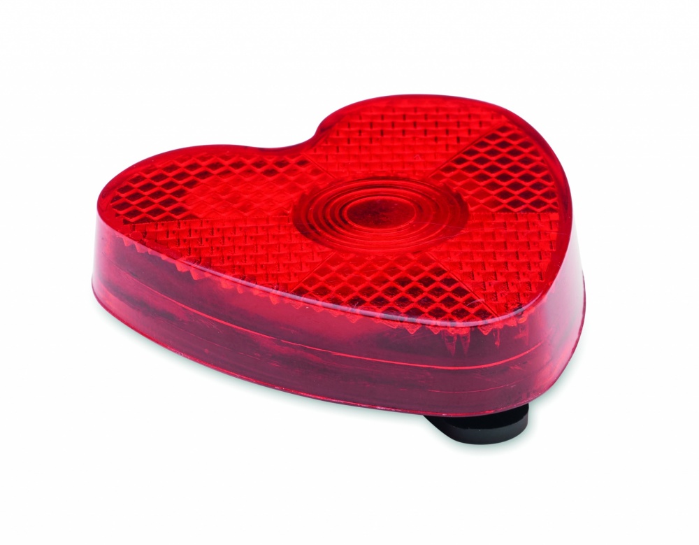 Logo trade promotional merchandise image of: Heart shaped reflector light