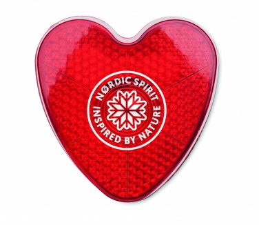 Logotrade promotional item picture of: Heart shaped reflector light