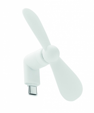 Logo trade corporate gifts image of: Portable USB-C fan