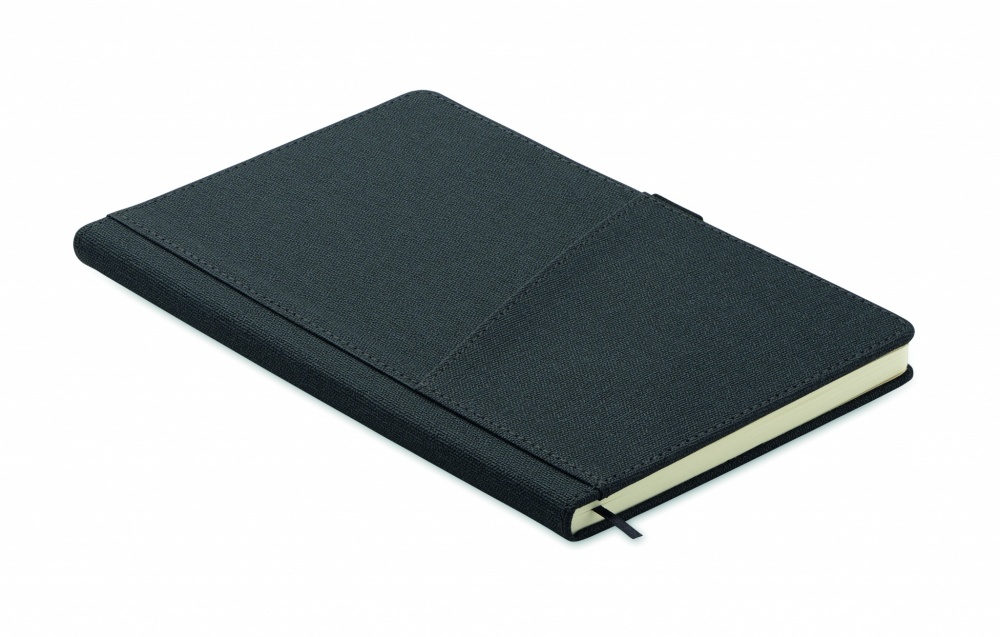 Logotrade promotional gift image of: A5 notebook PU front pocket