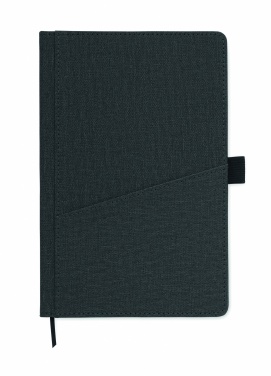 Logo trade promotional gift photo of: A5 notebook PU front pocket