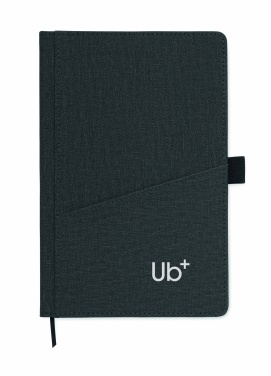 Logo trade promotional products image of: A5 notebook PU front pocket