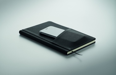 Logotrade promotional gift picture of: A5 notebook PU front pocket