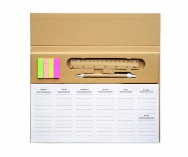 Logo trade promotional items picture of: Weekly desktop planner