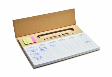 Logotrade promotional products photo of: Weekly desktop planner