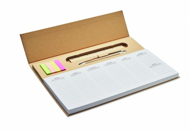 Logotrade promotional item picture of: Weekly desktop planner