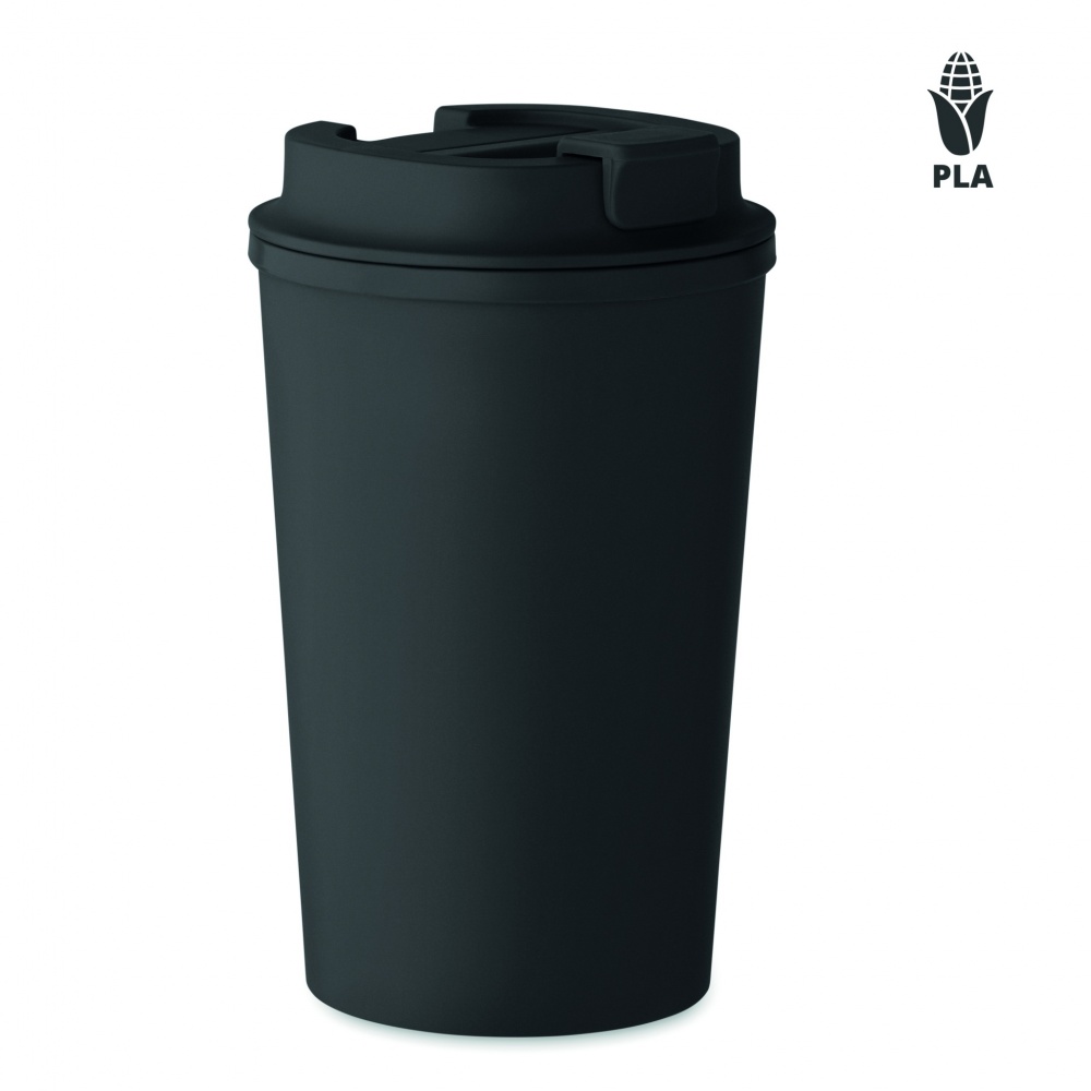 Logo trade advertising products picture of: PLA double wall tumbler 350 ml