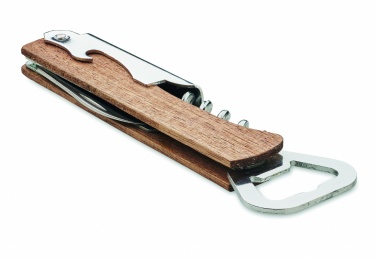 Logotrade promotional merchandise photo of: 3 in 1 bamboo bottle opener WOOL