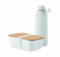 Lunch box bottle gift set, White