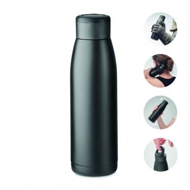 Logo trade promotional gifts image of: Heat-cool double wall bottle