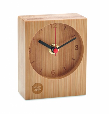 Logotrade corporate gifts photo of: Bamboo table clock