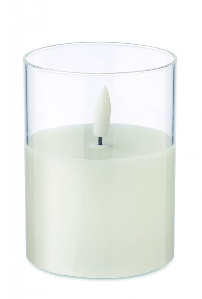 Logotrade promotional item picture of: LED wax candle in glass holder