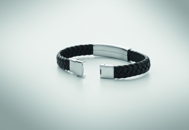 Logotrade corporate gifts photo of: Braided faux leather bracelet