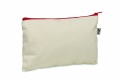 Cosmetic bag cotton 340 gr/m², Red