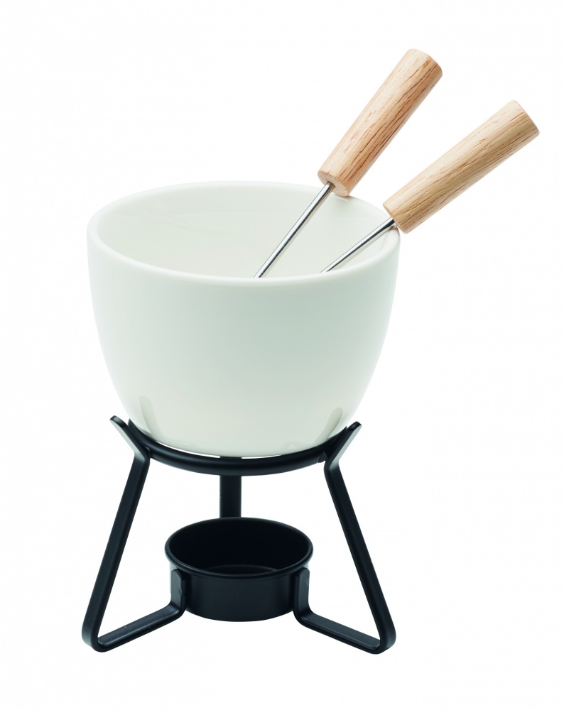 Logo trade promotional product photo of: Ceramic fondue set 240 ml