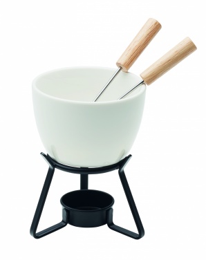 Logotrade promotional products photo of: Ceramic fondue set 240 ml