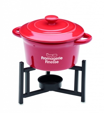 Logo trade advertising products image of: Ceramic fondue set 300 ml