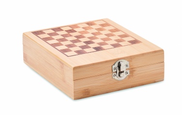 Logo trade promotional items image of: Chess board wine set