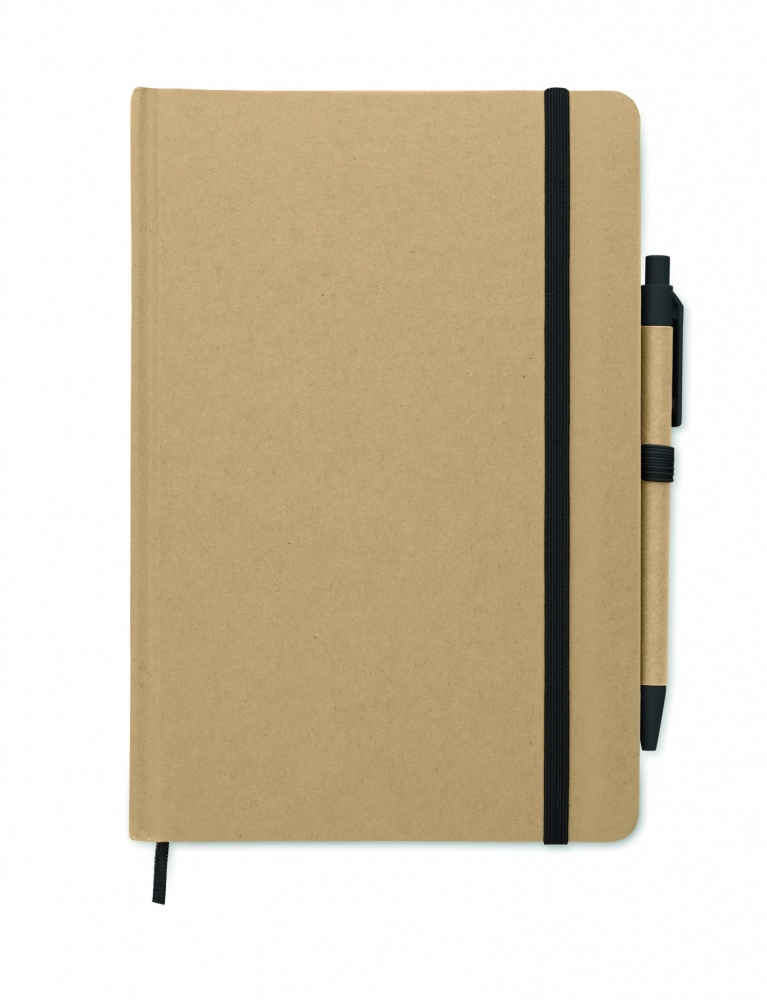 Logotrade promotional giveaways photo of: A5 notebook in recycled carton