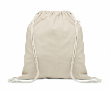 Logotrade promotional merchandise picture of: Recycled cotton drawstring bag