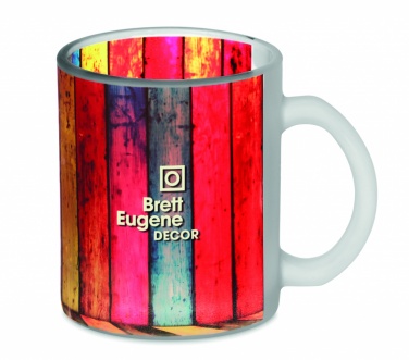 Logotrade promotional item image of: Glass sublimation mug 300ml