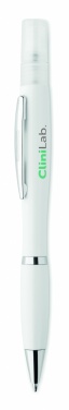 Logo trade promotional item photo of: Push button antibacterial pen