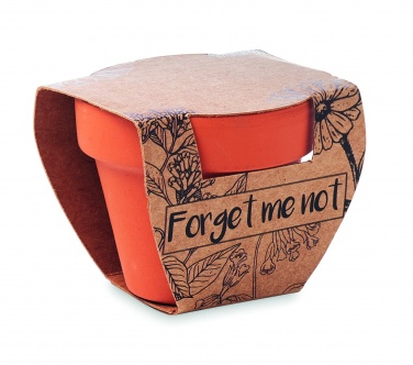 Logo trade promotional gifts image of: Terracotta pot 'forget me not'