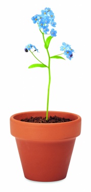 Logotrade advertising products photo of: Terracotta pot 'forget me not'