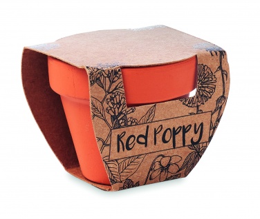 Logo trade promotional products image of: Terracotta pot 'poppy'