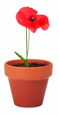 Logotrade promotional merchandise picture of: Terracotta pot 'poppy'