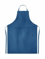 Hemp adjustable apron 200 gr/m², Blue