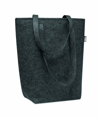 Logo trade promotional merchandise image of: RPET felt shopping bag