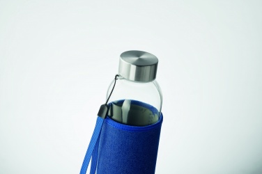 Logo trade advertising product photo of: Glass bottle in pouch 500 ml