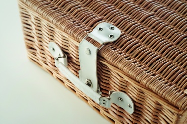 Logotrade business gift image of: Wicker picnic basket 4 people