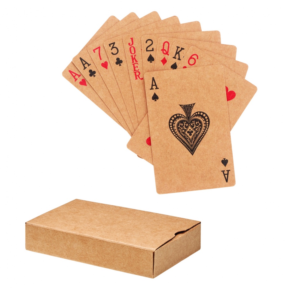 Logotrade promotional item picture of: Recycled paper playing cards