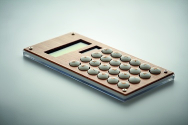 Logo trade corporate gifts picture of: 8 digit bamboo calculator