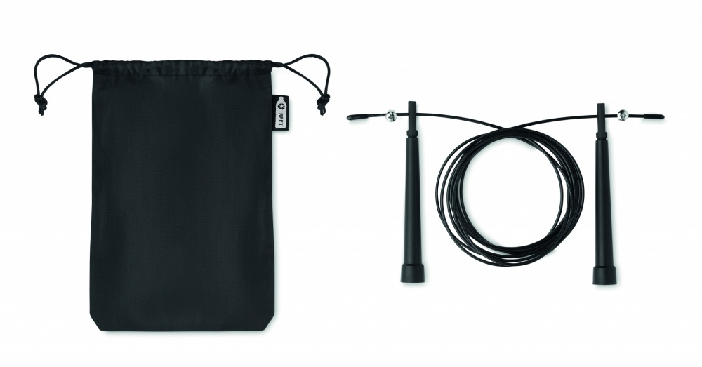 Logotrade promotional gift image of: Speed jumping rope RPET pouch