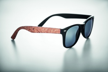 Logo trade promotional merchandise photo of: Sunglasses with cork arms TALLINN