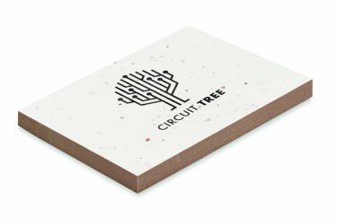 Logo trade promotional items picture of: Grass/seed paper memo pad