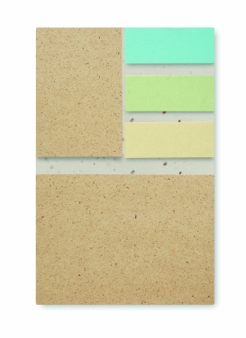 Logotrade corporate gift picture of: Grass/seed paper memo pad