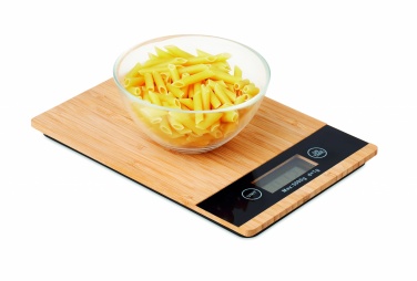 Logotrade promotional giveaway picture of: Bamboo digital kitchen scales