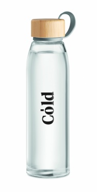 Logo trade promotional merchandise photo of: Glass bottle 500 ml